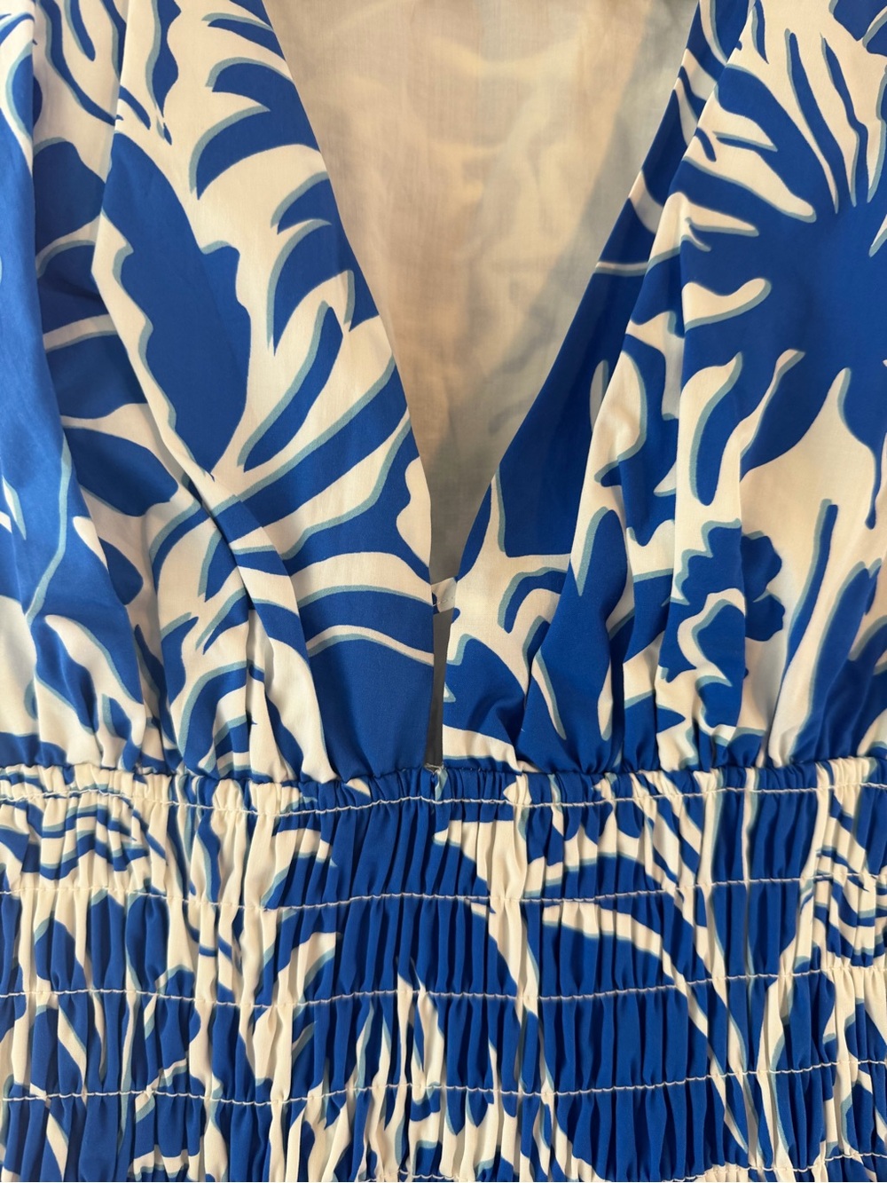 Rails Roxanne Blue and White Floral Midi Dress - Picture 3 of 15